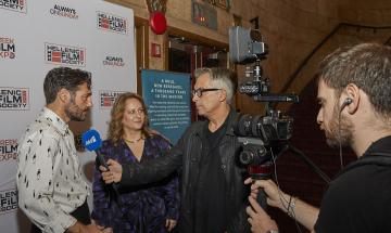 Media converged on opening night of the New York Greek Film Expo 2024, hosted by actor Thanos Tokakis