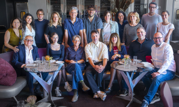 HFS hosted 11 filmmakers and actors from Greece who attended the New York Greek Film Expo 2025.