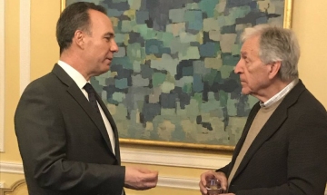 Consul General of Greece, Konstantinos Koutras, at a special reception in honor of Costa-Gavras.